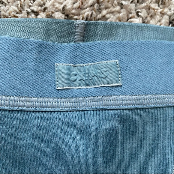 NWOT Skims kyanite cotton rib boxer shorts - Picture 5 of 9